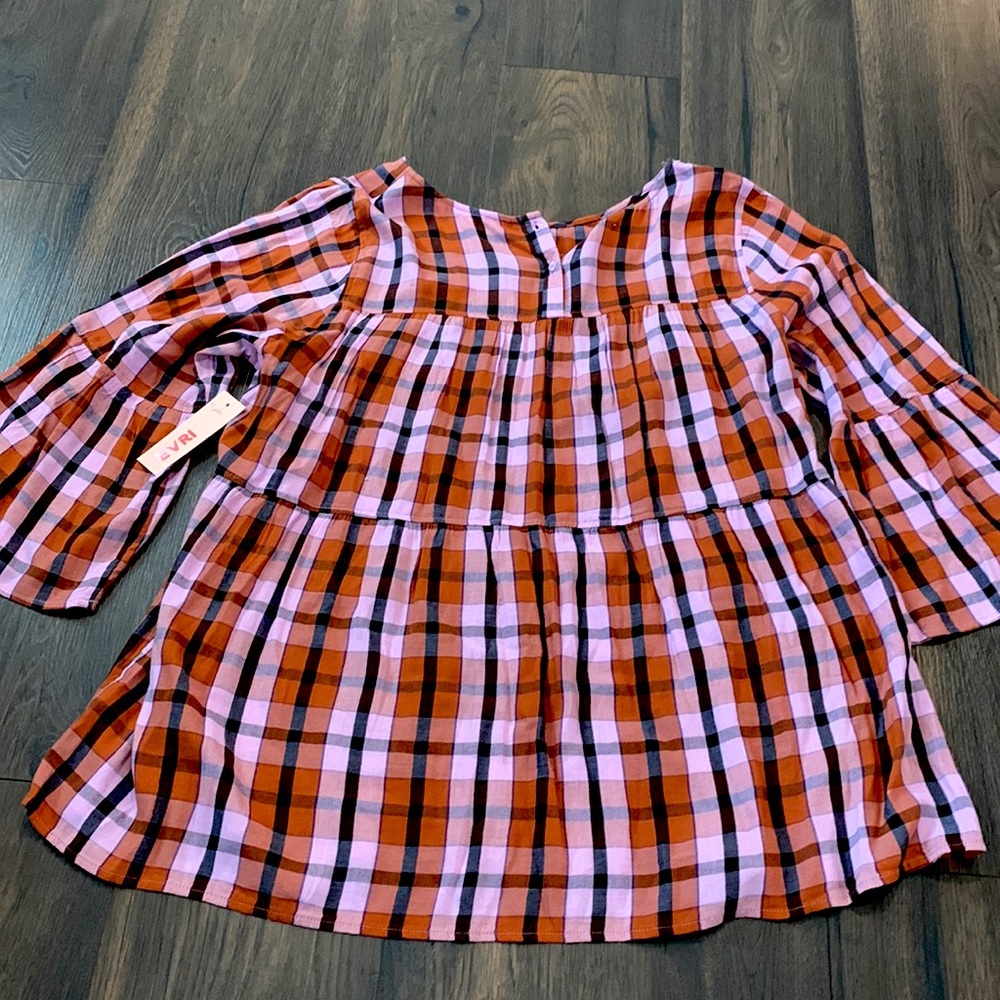 New tiered bell sleeve top